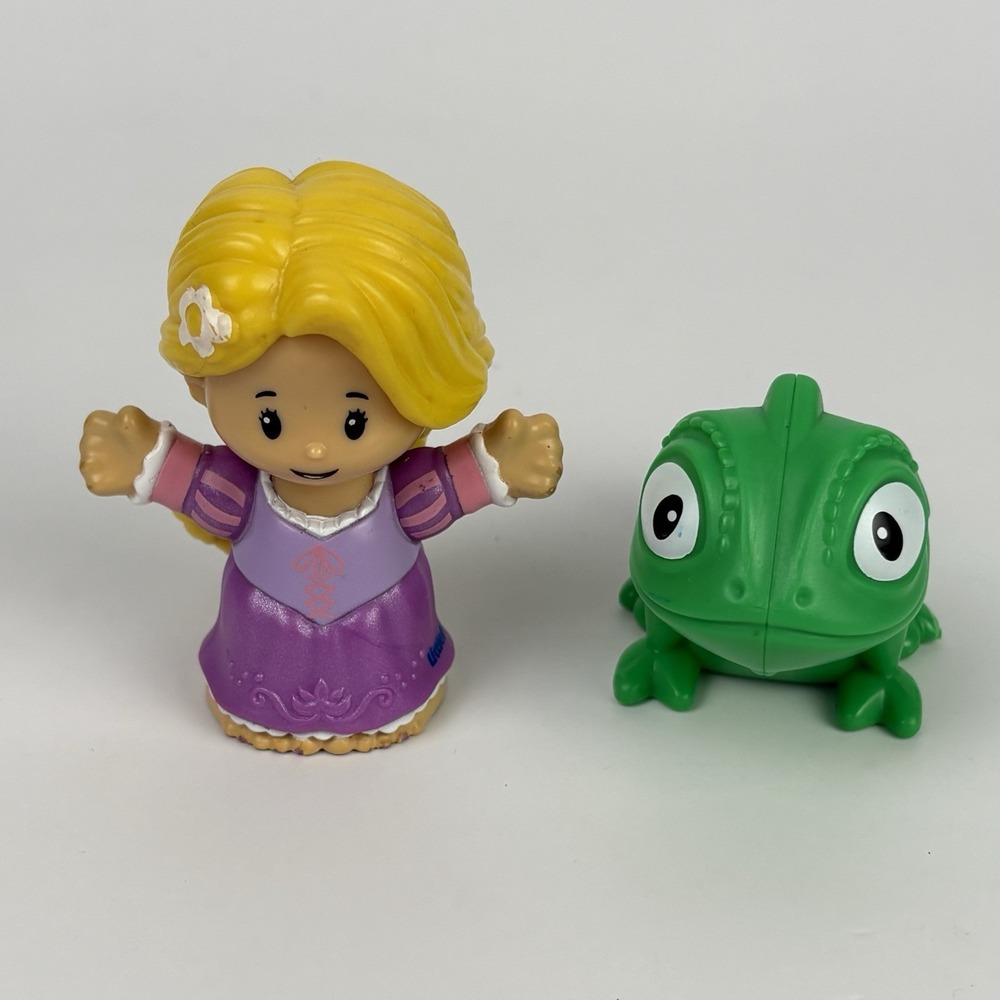 Fisher Price Little People Rapunzel Tangled Disney Princess & Pascal Chameleon